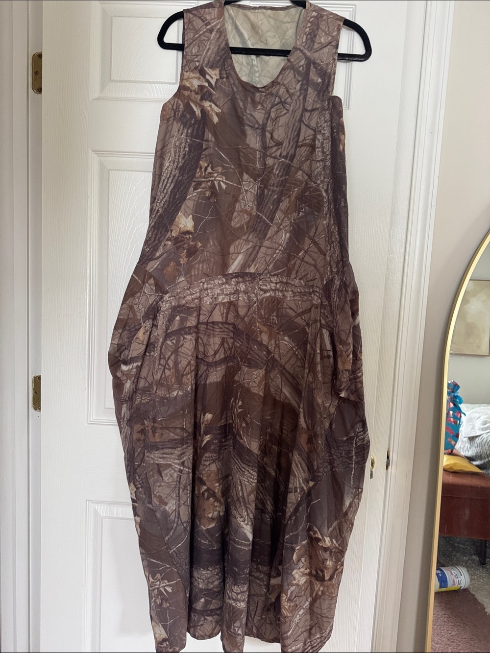 Realtree Brown Camouflage Maxi Dress